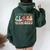I Love You All Class Dismissed Last Days Of School Teacher Women Oversized Hoodie Back Print Forest