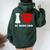 I Love My Music I Heart My Music Loud Vintage Women Oversized Hoodie Back Print Forest