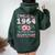 Made In 1964 Floral 60Th Birthday 60 Years Of Being Awesome Women Oversized Hoodie Back Print Forest
