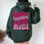 Mama's Expensive Little Bestie Mama Life Women Oversized Hoodie Back Print Forest