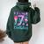 Mermaid Birthday Girls 7 Years Old Its My 7Th Bday Mermaid Women Oversized Hoodie Back Print Forest