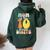 Mom Of The Birthday Girl Boy Double Digits 10Th Birthday Women Oversized Hoodie Back Print Forest