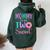 Mommy Of The Two Sweet Mom 2Nd Birthday Girl Donut Party Women Oversized Hoodie Back Print Forest