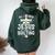 Need Jesus And Quilting For Quilt Quilter Women Oversized Hoodie Back Print Forest