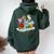 No Rain No Flowers Cute Adorable For Women Women Oversized Hoodie Back Print Forest