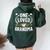 One Loved Grandma Cute Thanksgiving Christmas Women Oversized Hoodie Back Print Forest