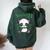 Panda 21St Birthday T Girls Birthday Outfit 21 Women Oversized Hoodie Back Print Forest