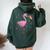 Pansexual Flag Flamingo Lgbt Pan Pride Stuff Animal Women Oversized Hoodie Back Print Forest