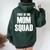 Part Of The Mom Squad Popular Family Parenting Quote Women Oversized Hoodie Back Print Forest