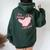 Pct Valentine's Day Cna Fall Risk Falling For You Healthcare Women Oversized Hoodie Back Print Forest