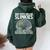 Some People Are Like Slinkies Sarcastic Graphic Women Oversized Hoodie Back Print Forest