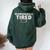 Permanently Tired For And Tired Women Oversized Hoodie Back Print Forest