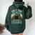 Only You Can Prevent Drama Vintage Llama Graphic Women Oversized Hoodie Back Print Forest
