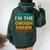 Profession Because I'm The Chicken Chaser That's Why Women Oversized Hoodie Back Print Forest
