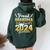 Proud Grandma Of A Class Of 2024 Graduate Senior Graduation Women Oversized Hoodie Back Print Forest