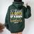 Proud Lil Sister Of A 2024 Graduate Class Senior Graduation Women Oversized Hoodie Back Print Forest