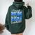 Proud Mom Of A 2024 Graduate Senior Mom Class Of 2024 Women Oversized Hoodie Back Print Forest
