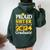 Proud Sister Of A Class Of 2024 Graduate Sunflower Women Oversized Hoodie Back Print Forest