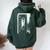 Punk Rock 80'S Concert Mixtape Vintage Women Oversized Hoodie Back Print Forest