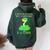 Python Pithon Pi Symbol Math Teacher Pi Day Women Oversized Hoodie Back Print Forest