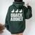 Quack Addict Duck Lover Women Oversized Hoodie Back Print Forest