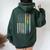 Rainbow Gay Pride American Flag Lgbt Gay Transgender Pride Women Oversized Hoodie Back Print Forest