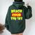 Reach Four The Sky Birthday 4Th Bday 4 Year Old Girl Boy Women Oversized Hoodie Back Print Forest