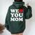 Red Heart We Love You Mom Women Oversized Hoodie Back Print Forest