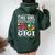 There's This Girl She Calls Me Gigi Autism Awareness Grandma Women Oversized Hoodie Back Print Forest
