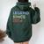 Retro 10 Years Old Vintage Legend Since 2014 10Th Birthday Women Oversized Hoodie Back Print Forest