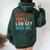 Retro Admit It You'll Low Key Miss Me Bruh Teacher Women Oversized Hoodie Back Print Forest