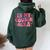 Retro Groovy In My Cousin Era Cool Cousin Toddler Kid Women Oversized Hoodie Back Print Forest