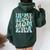 Retro Groovy In My Scout Mom Era Mother's Day Women Oversized Hoodie Back Print Forest