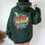 Retro Student Council Vibes Groovy School Student Council Women Oversized Hoodie Back Print Forest