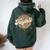 Retro Taylor First Name Personalized Groovy Birthday Women Oversized Hoodie Back Print Forest