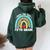 Rock The Test Day 5Th Grade Teacher Fifth Grade Testing Day Women Oversized Hoodie Back Print Forest