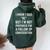 Sarcastic Humorous Quote Women Oversized Hoodie Back Print Forest