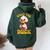 Saying What-The-Duck Duck Friends Women Oversized Hoodie Back Print Forest