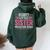 Security Little Sister Protection Squad Boys Brother Women Oversized Hoodie Back Print Forest