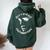 She Is A Good Girl Crazy About King Of Rock Roll Women Oversized Hoodie Back Print Forest