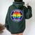 Sitges Spain Beach Retro Sailing Holiday Surfer Lgbt Souvenir Women Oversized Hoodie Back Print Forest