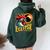 Solar Eclipse April 04 2024 Chicken Total Solar Eclipse 2024 Women Oversized Hoodie Back Print Forest