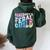 Somebody's Feral Child Toddler Girl And Boy Quotes Women Oversized Hoodie Back Print Forest