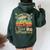 Sometimes I Wet My Plants Vintage Sunflower Gardening Women Oversized Hoodie Back Print Forest