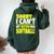 Sorry My Sister Has Softball Softball Sibling Women Oversized Hoodie Back Print Forest