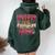 Spider Web Birthday Party Theme Sister Of The Birthday Girl Women Oversized Hoodie Back Print Forest