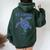 St Croix Sea Turtle Boys Girls Toddler Women Oversized Hoodie Back Print Forest