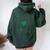 St Patrick's Day Baby Lucky Girl Syndrome Girls Women Oversized Hoodie Back Print Forest