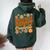 Super Groovy Counselor Retro 70S Hippie School Counseling Women Oversized Hoodie Back Print Forest