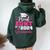 Super Proud Aunt Of 2024 Graduate Awesome Family College Women Oversized Hoodie Back Print Forest